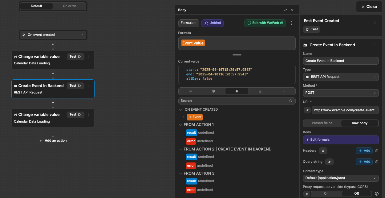 Event Creation API