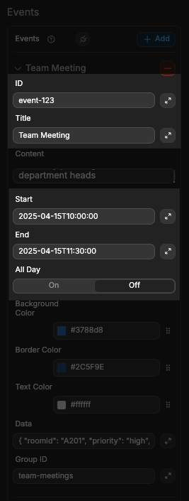 Required Fields