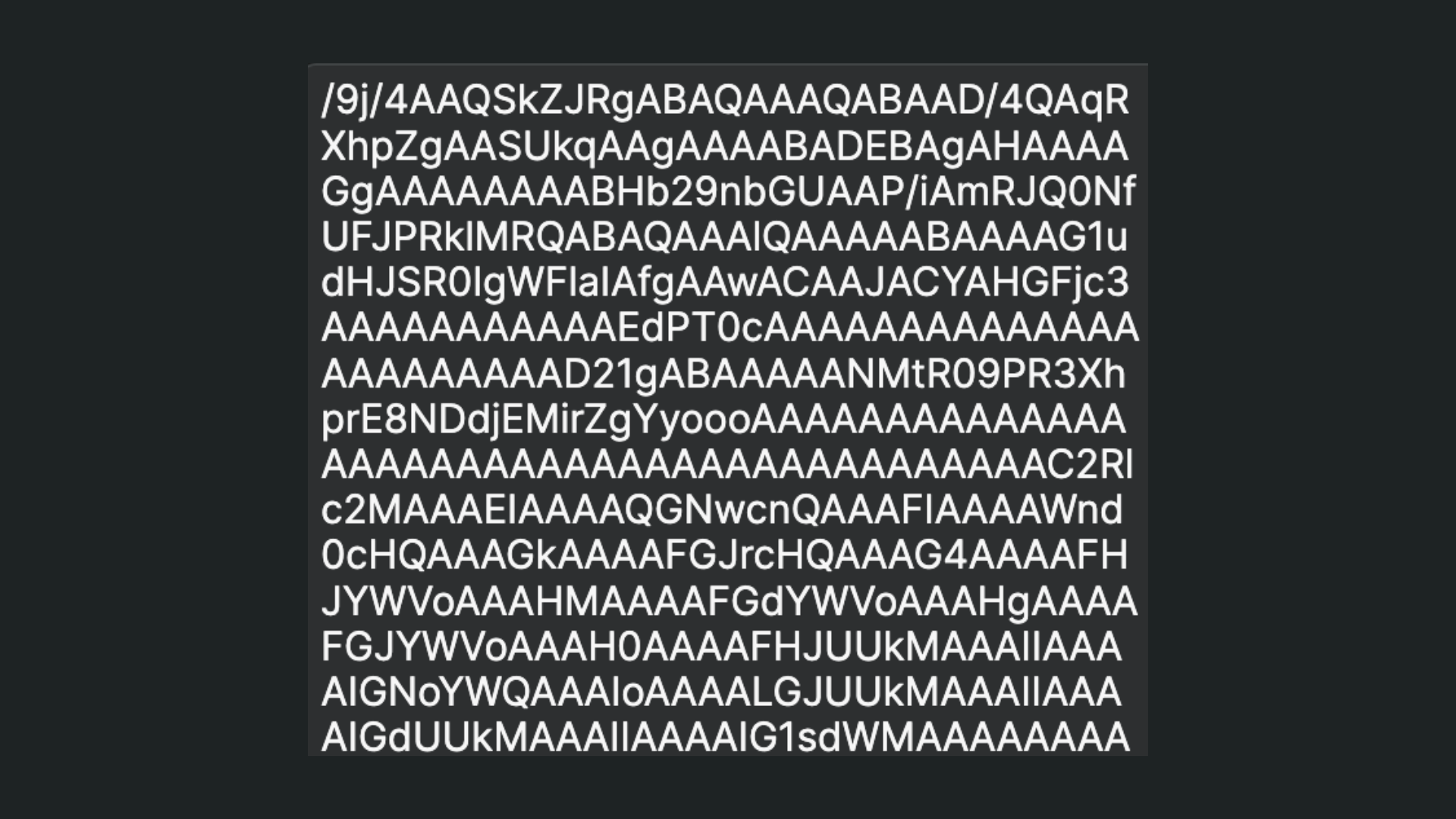 Base64 example