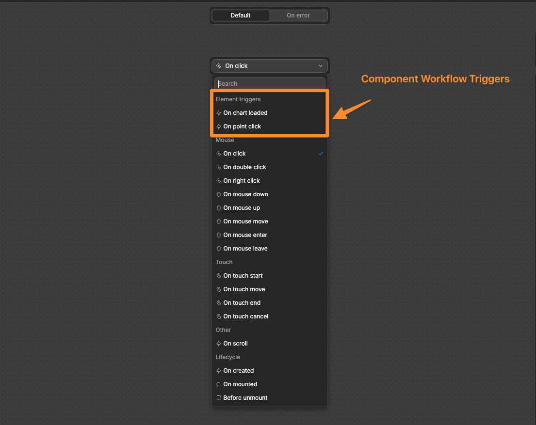 Component Triggers