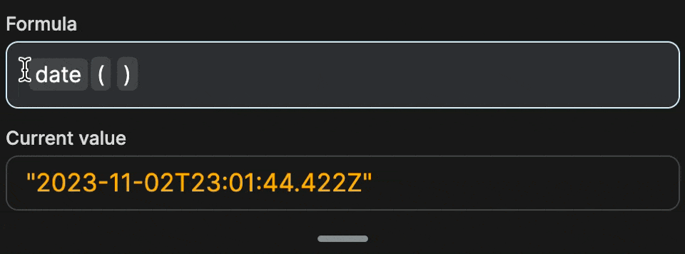 formatDate formula
