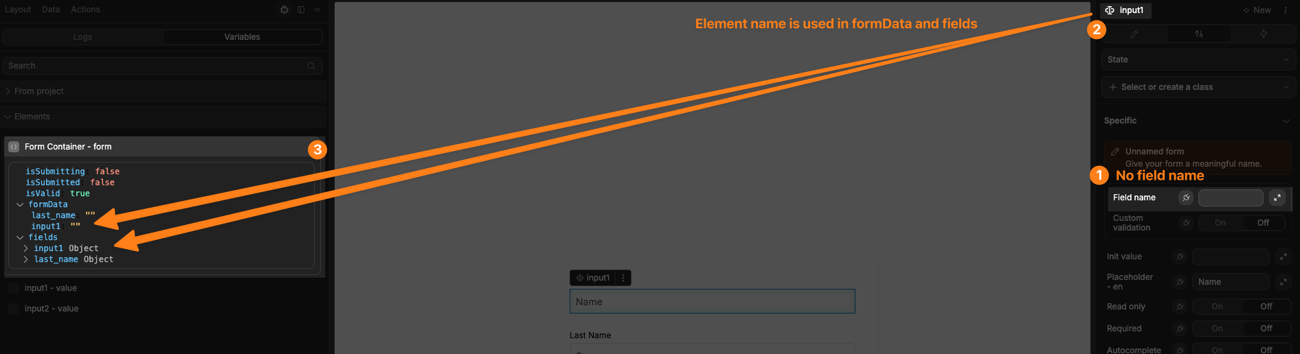 input name fallback