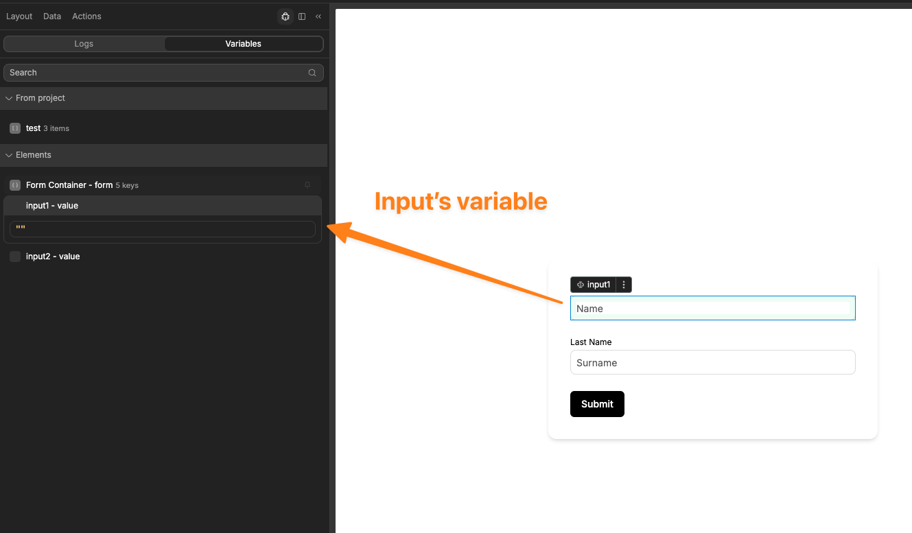 Input Vars