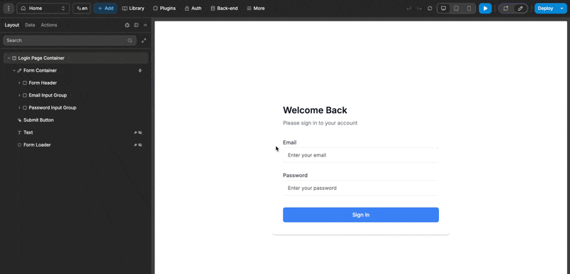Workflow on submit