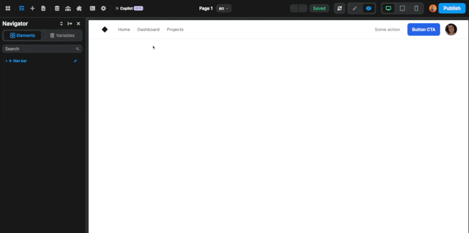 Loader on page change