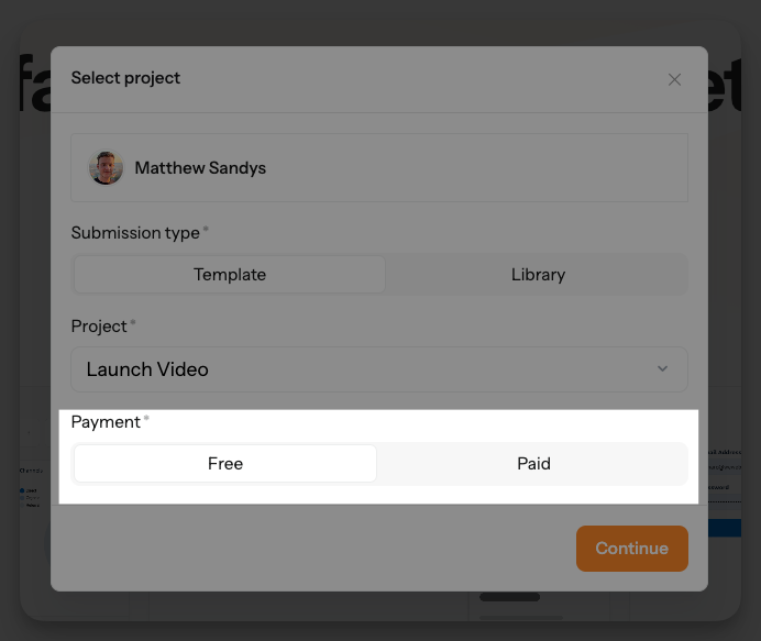 Choose Free or Paid