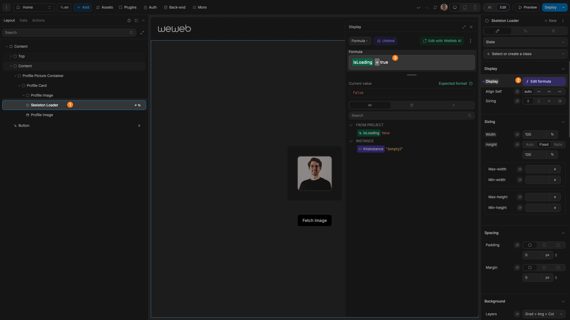 Bind Display