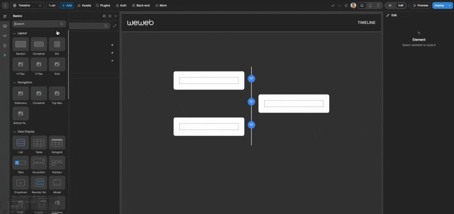 Adding Element