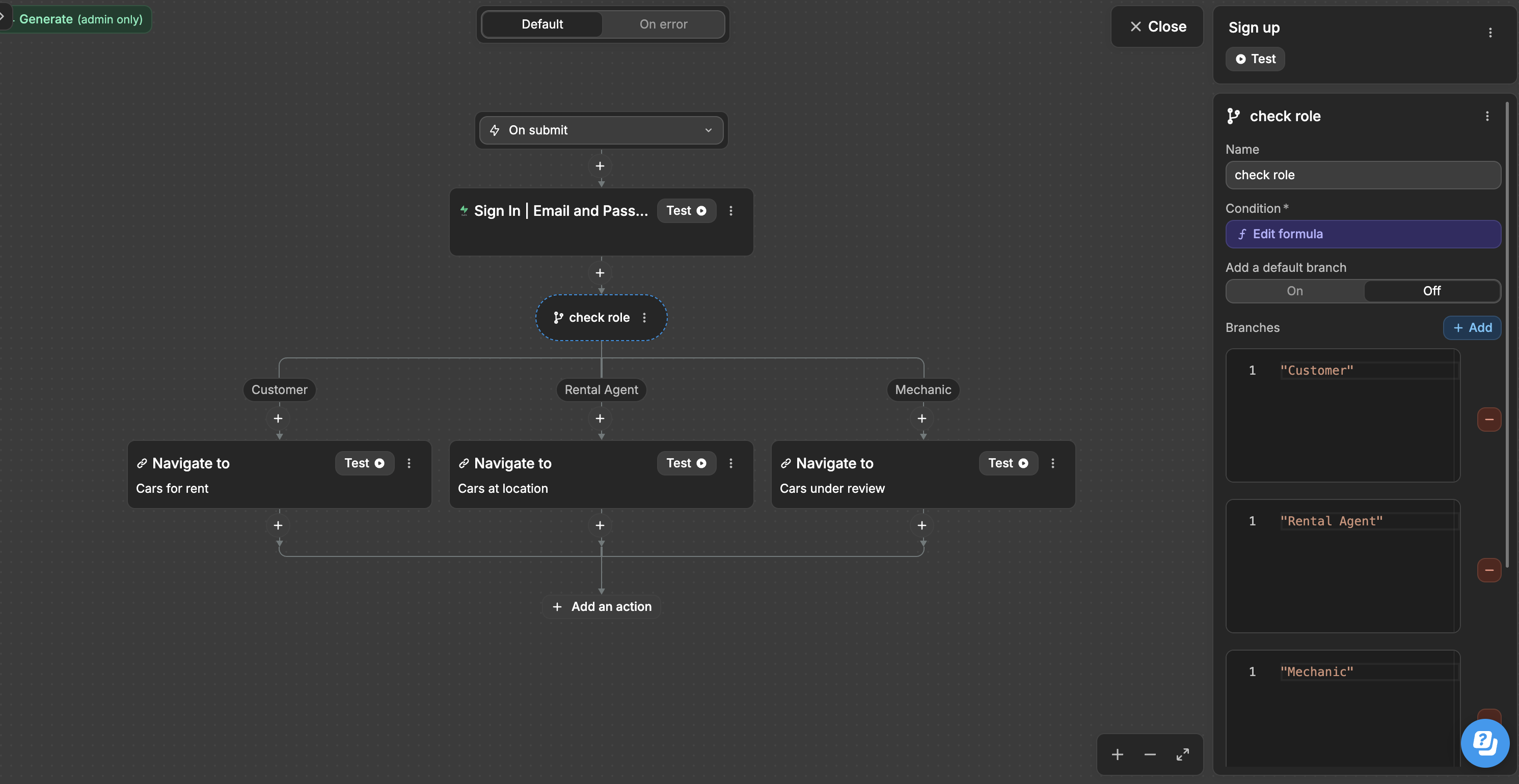 Workflows in WeWeb